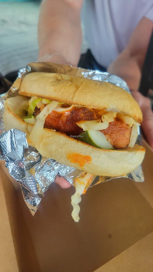 Smokin' hot tofu at Von Blaze in Morgantown