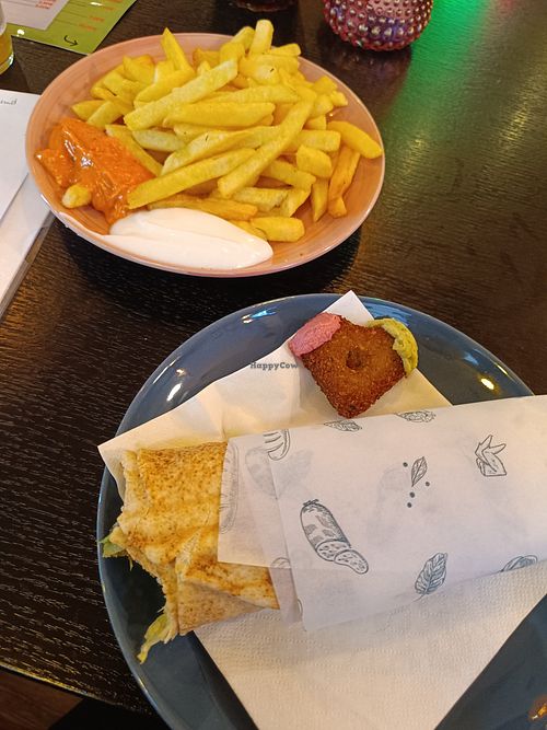 Wrap Taboule & kl. Pommes at Vegan_Us in Worms