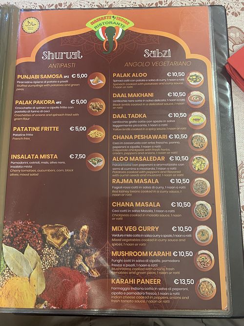   at Namaste Indian Restaurant in Venice