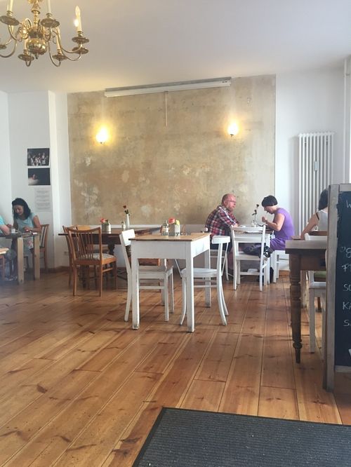 Interior is very inviting and nice at Pele-Mele in Berlin