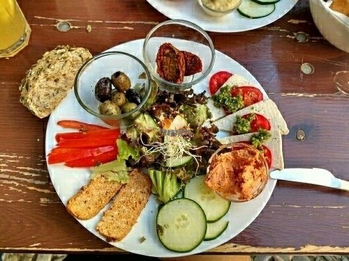 Mediterranean breakfast at Pele-Mele in Berlin