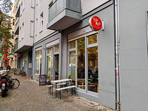 Outside of Pele-Mele at Pele-Mele in Berlin