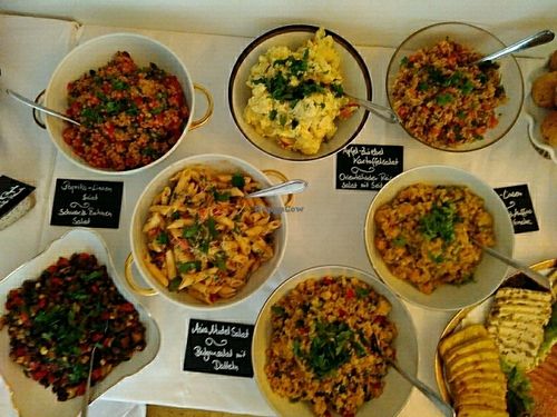 sunday brunch salads at Pele-Mele in Berlin