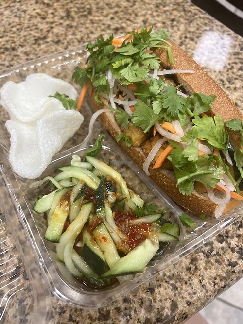 Tofu Bahn Mi  at Saigon Sizzle in Orange City