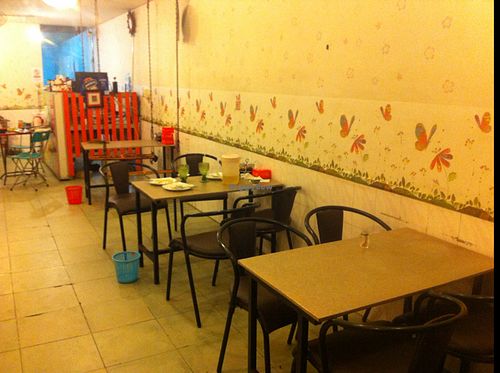 Interior at Surn Yi Vegetarian Restaurant in Phnom Penh