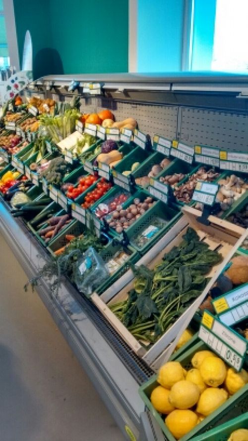 fruit and veg at Veganz in Berlin