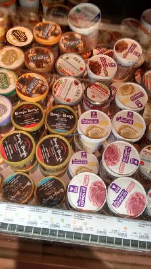 dairy free deserts at Veganz in Berlin