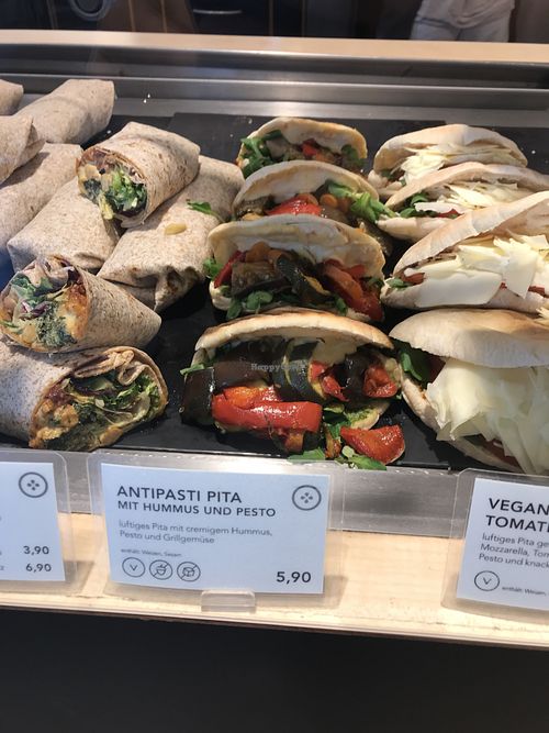 Sandwiches  at Veganz in Berlin