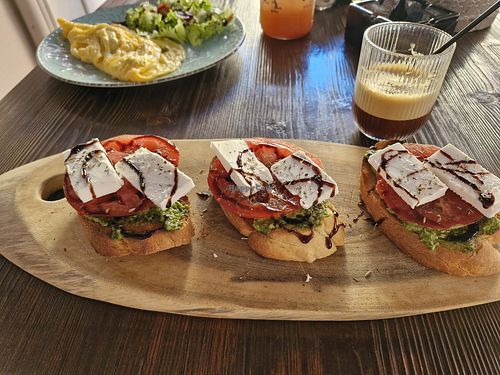 Vegan bruschetta at Boheme  in Nafplion