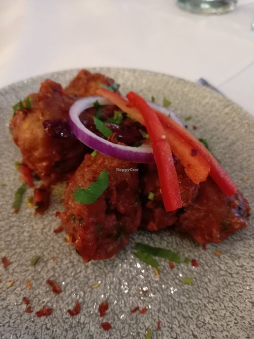 Cauli Manchurian at Zamorins in Whitley Bay