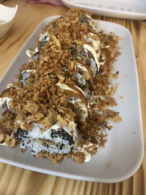 pickle roll  at Vegashi Vegan Fusion in Ljubljana