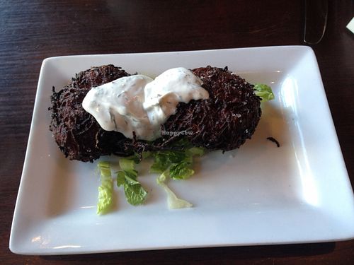 Root Vegetable Latkes at The Grange in Providence