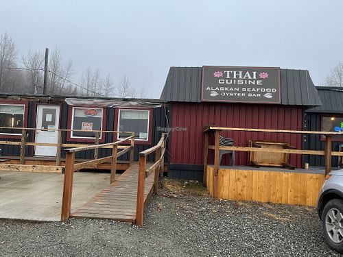 Great Penang Curry. Other vegan option available    at Susitna Bar & Grill in Houston