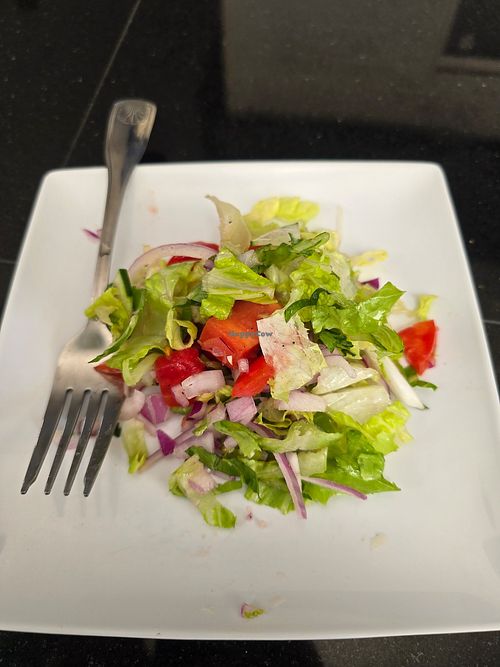 Salad at Lulu EthioVegan in Minneapolis