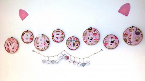 Wall deco at Vegetart Cuina Vegana in Barcelona