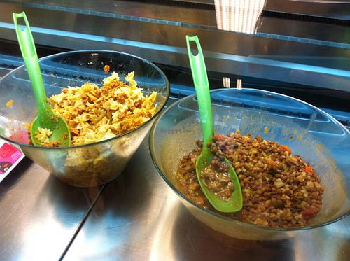 salads at Vegetart Cuina Vegana in Barcelona