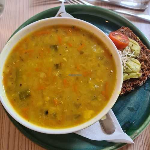 Soup at Berzelii Choklad in Gothenburg