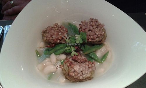 Bean soup at Rasoterra in Barcelona