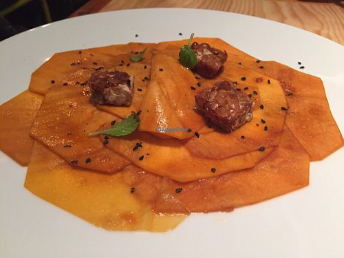 pumpkin & tempeh  at Rasoterra in Barcelona
