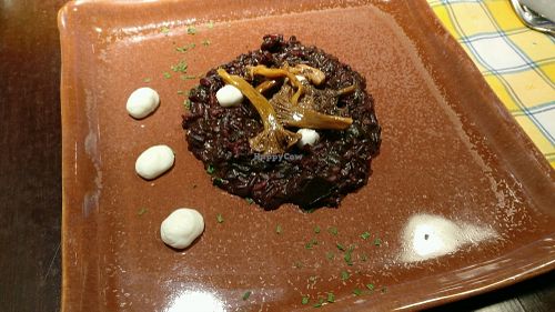 vegan aioli, brownrice,chantarelles... at Rasoterra in Barcelona