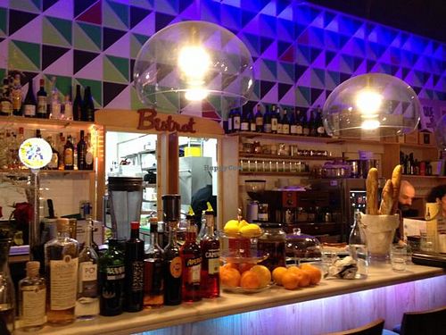 The Bar Area at Rasoterra in Barcelona