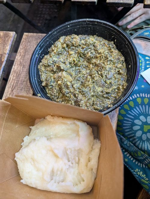 Fufu & Egusi at Akara House in Brooklyn