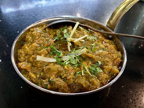 baingan bharta!  at Taste of India in Mcminnville