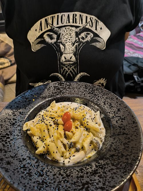 Creamy Mushroom Penne at Pure Vegan Heaven - Old Town in Chiang Mai