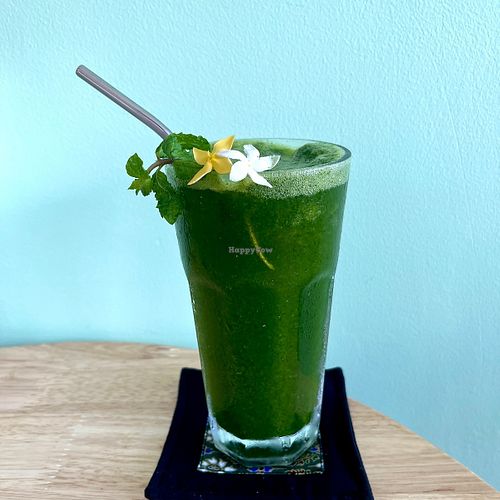 Minty Miracle: Homemade refreshing lemonade with a lot of mint. at Mettā Guesthouse Kampot in Kampot