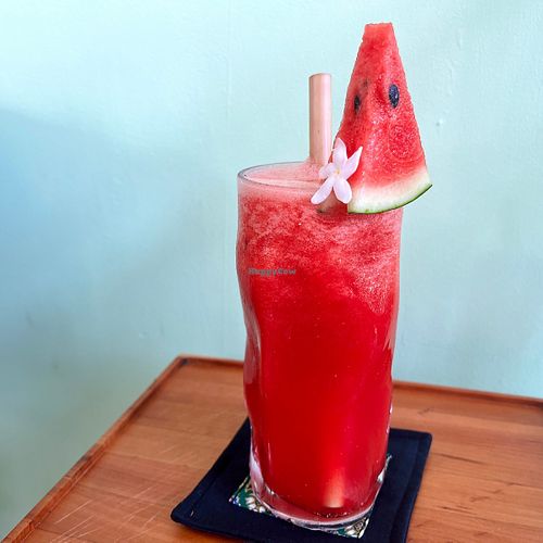 Watermelon Juice at Mettā Guesthouse Kampot in Kampot