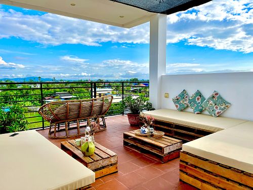 Rooftop Terrace at Mettā Guesthouse Kampot in Kampot