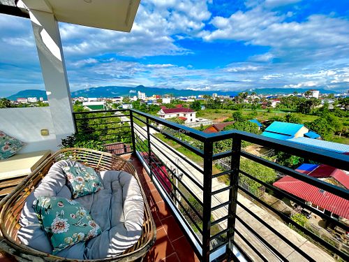 Rooftop Terrace at Mettā Guesthouse Kampot in Kampot