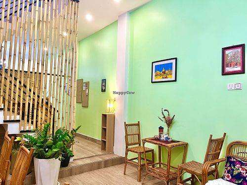 Café area at Mettā Guesthouse Kampot in Kampot