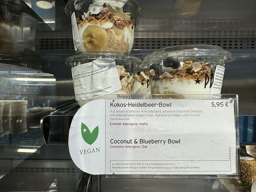 dessert  at Pret A Manger - Hauptbahnhof in Frankfurt