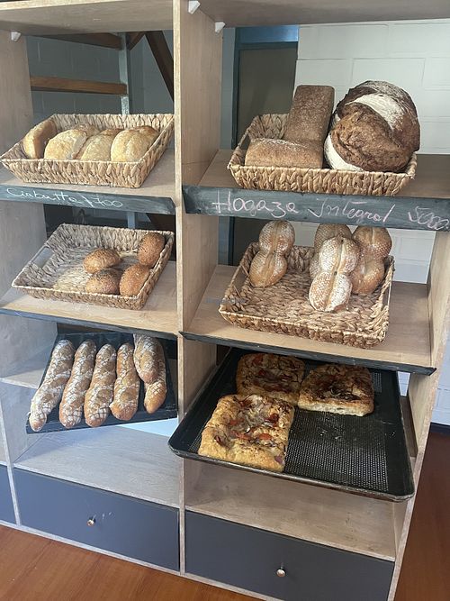 Hogazas, marraquetas y baguettes   at Lucca Panadería in Los Angeles