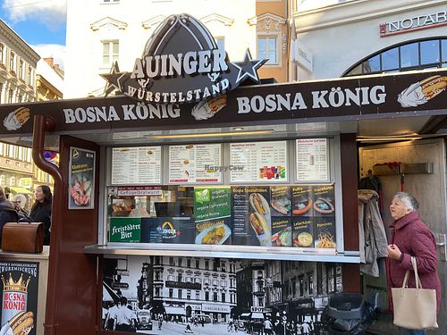   at Würstelstand Auinger in Linz