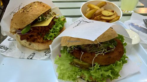 Yummy burgers! at Krowarzywa - Hoza in Warsaw