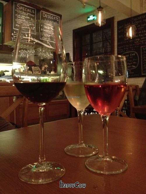 House wine at Organic Kitchen & Wine in Shanghai