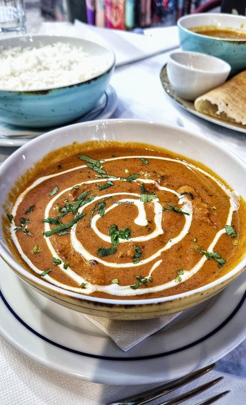 Vegan Chicken Tikka Masala (the best!) at Veganapati in Lisbon