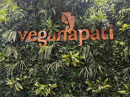 Gotta love the green!  at Veganapati in Lisbon