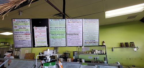 Menu at Pure Healing Foods in Ridgecrest