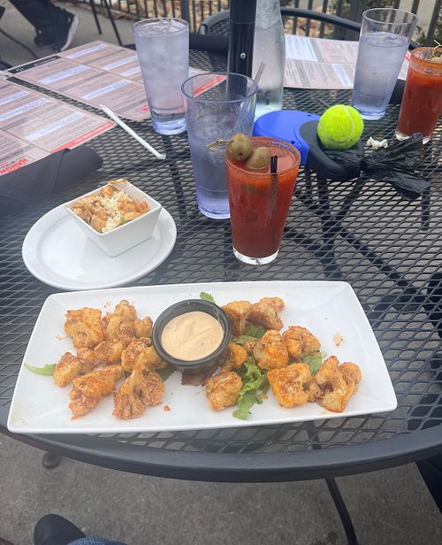 Cauliflower wings- so good!!!  at Big Kahuna Wings - Farragut in Knoxville