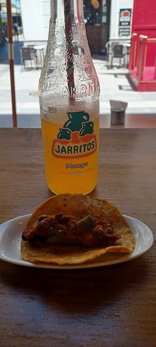 Cactus taco at Tiki Taco  in Cadiz