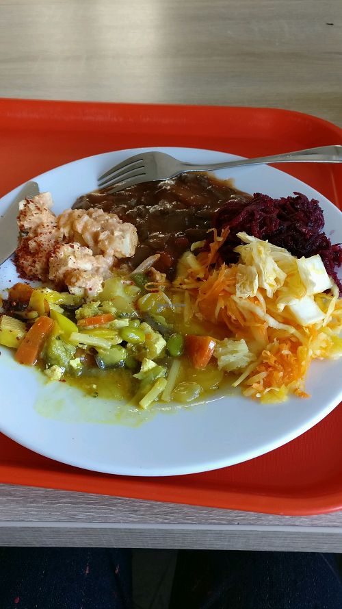 4.5 euros for this, all vegan at Veg Life - Stare Mesto in Bratislava