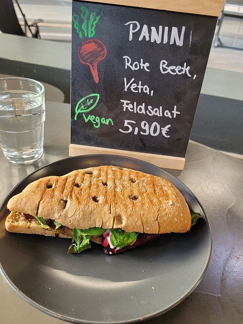 Vegan Panini at Boulderwelt Dortmund in Dortmund