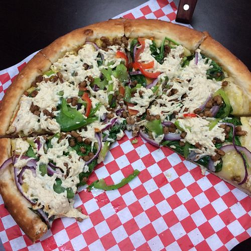 Indian amazing at Vegan Pizza in Garden Grove