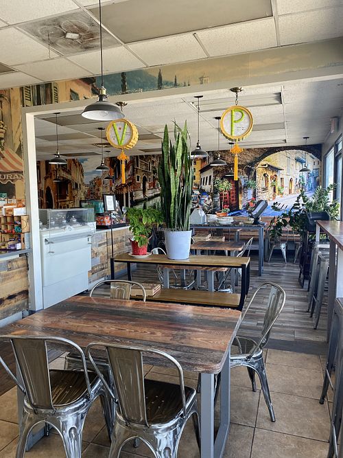 Interior w/Seating Area  at Vegan Pizza in Garden Grove