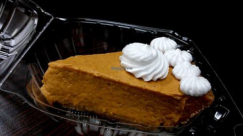 Pumpkin pie at Vegan Pizza in Garden Grove