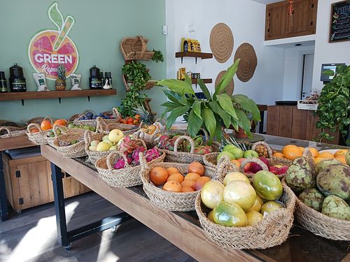 Green Republic fresh herbs and vegetables at Green Republic in Lalfas Del Pi