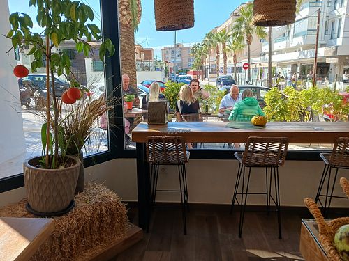 Green Republic inside & outside seating at Green Republic in Lalfas Del Pi